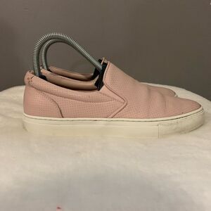 Greats‎ Brooklyn Italy Womens Size 7 Slip On Pink Leather Shoes Sneakers